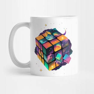 cosmic rubik's cube Mug